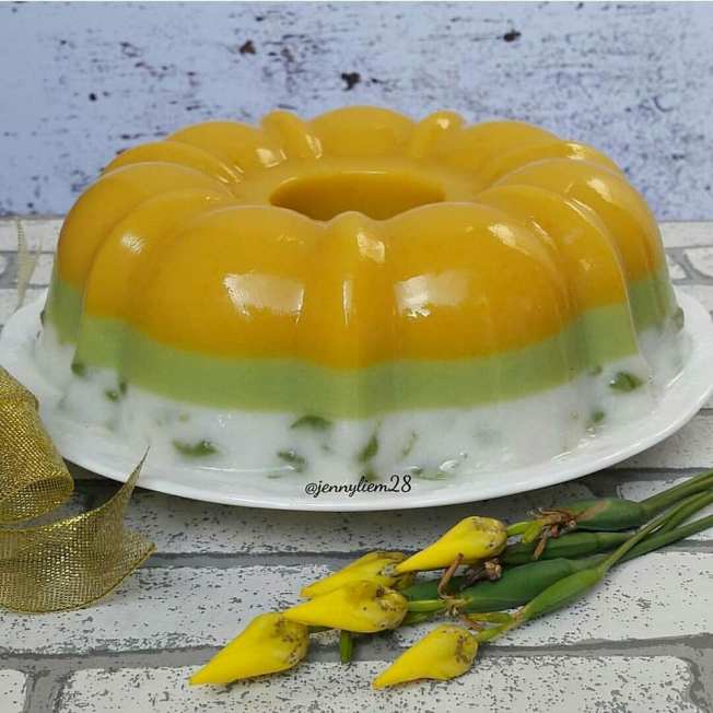 Pudding Cendol Labu Kuning